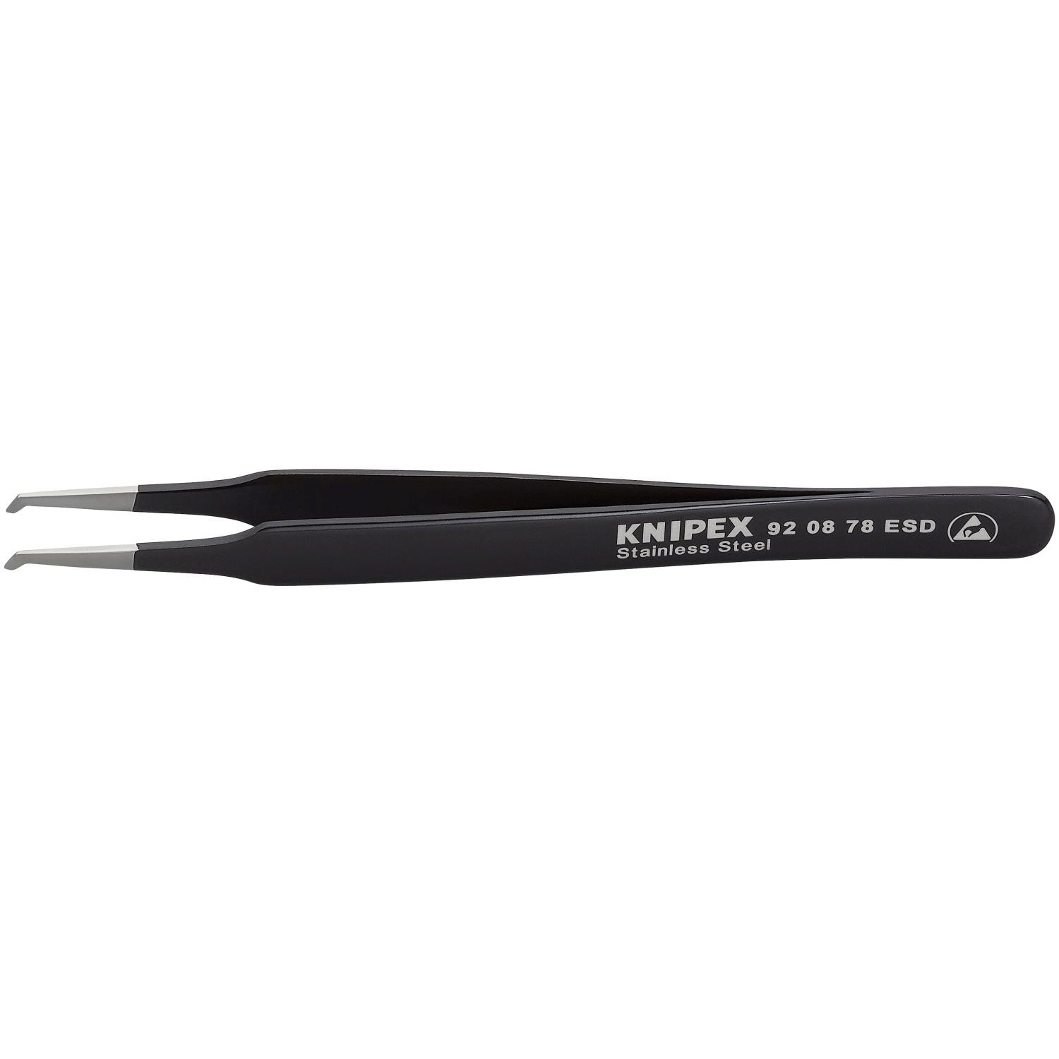 Knipex 92 08 78 ESD Stainless Steel Positioning Tweezers-ESD-SMD