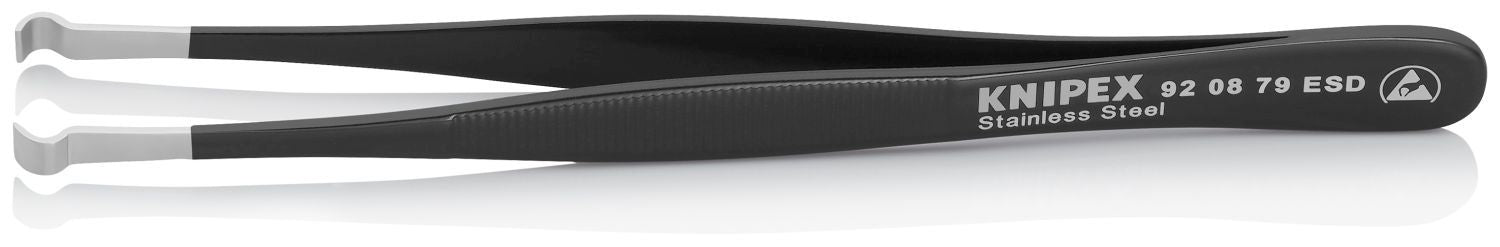 Knipex 92 08 79 ESD Stainless Steel Positioning Tweezers-ESD