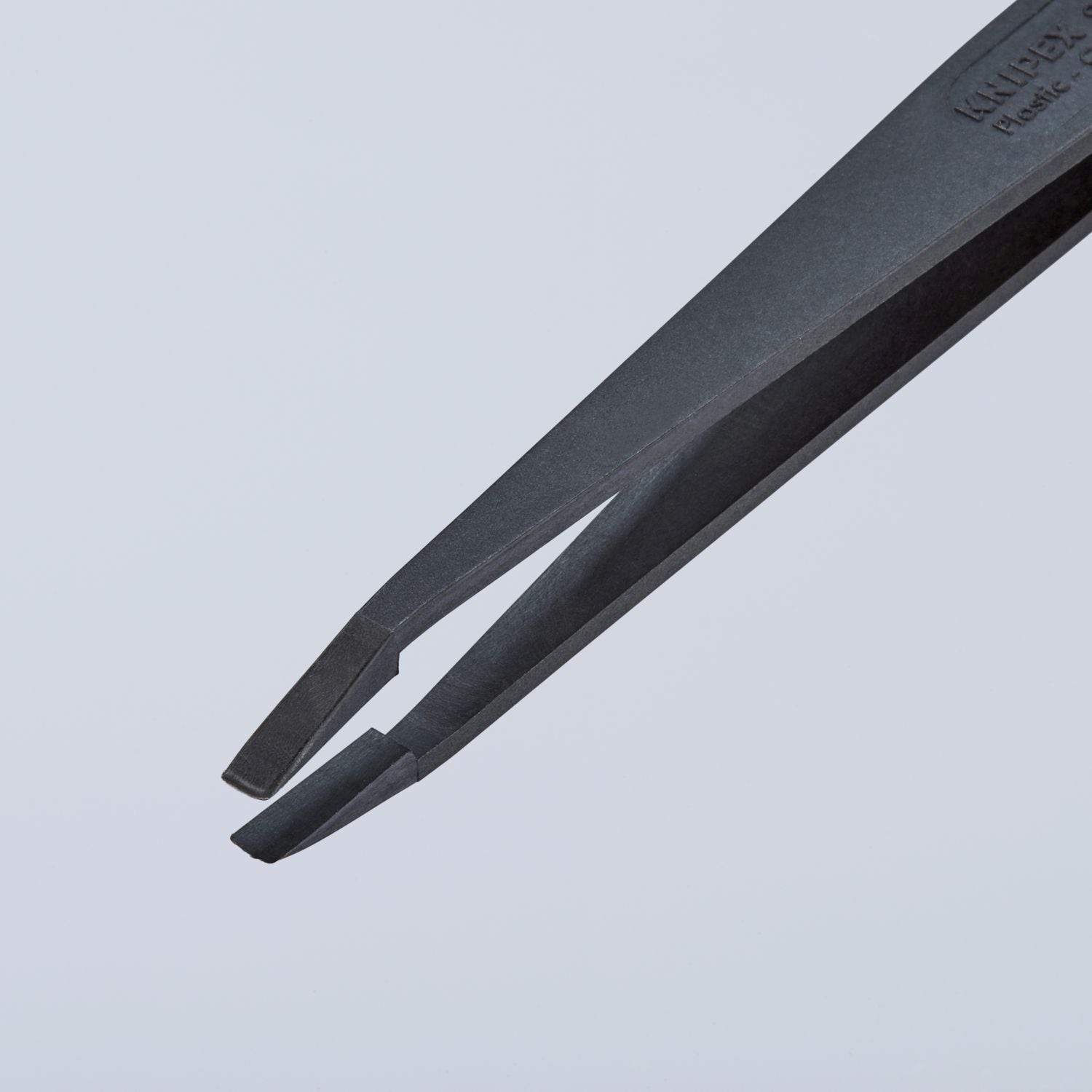 Knipex 92 09 04 ESD Plastic Gripping Tweezers-Blunt Tips-ESD