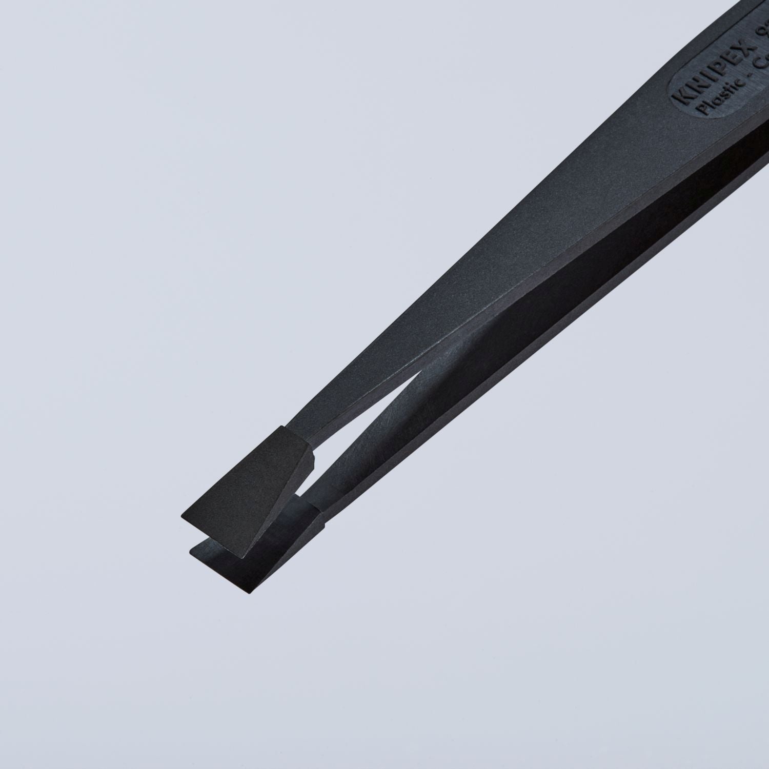 Knipex 92 09 05 ESD Plastic Gripping Tweezers-Blunt Tips-ESD