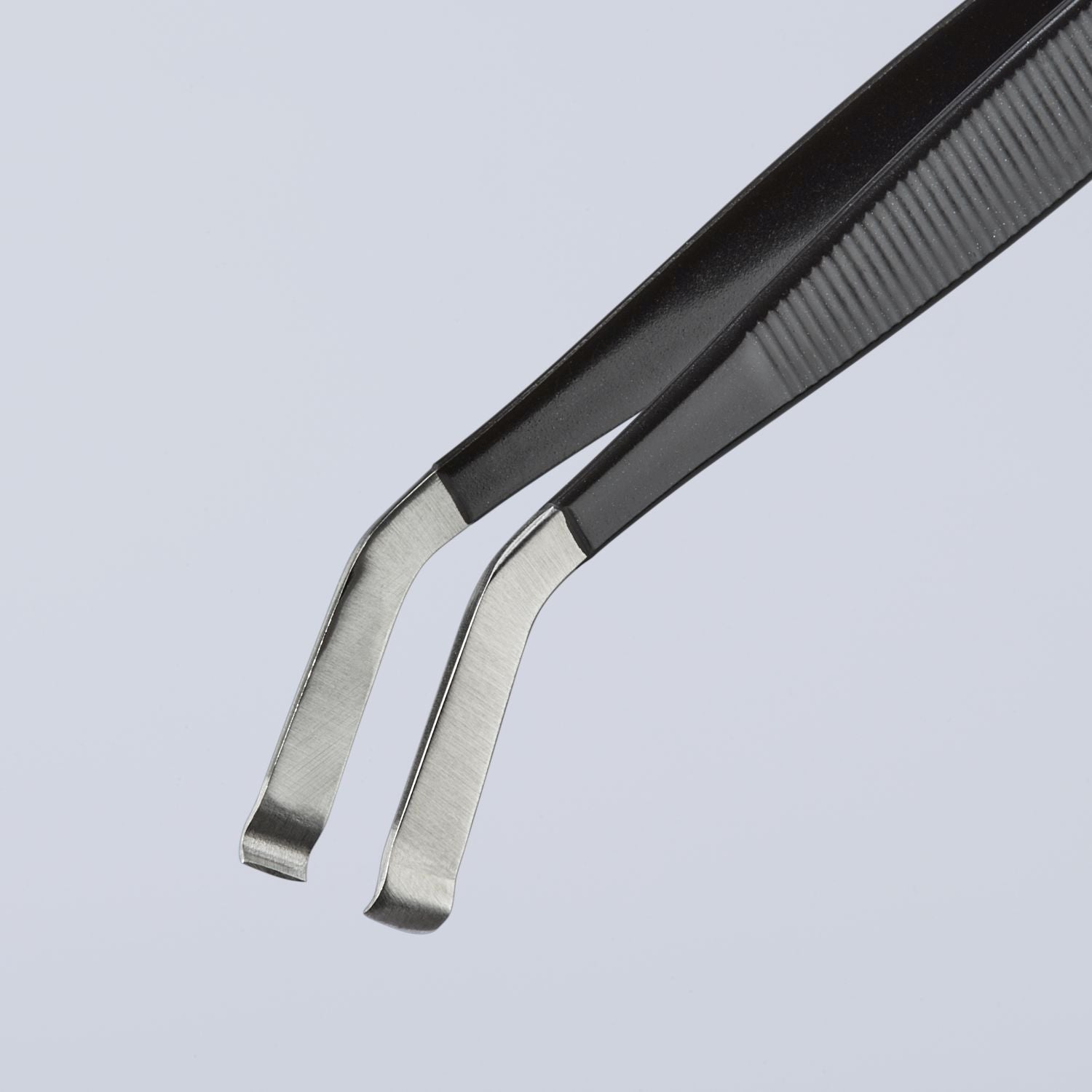 Knipex 92 16 01 ESD Stainless Steel Positioning Tweezers-35&deg;Angled-ESD