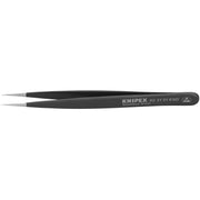Knipex 92 21 01 ESD Stainless Steel Gripping Tweezers-Needle-Point Tips-ESD