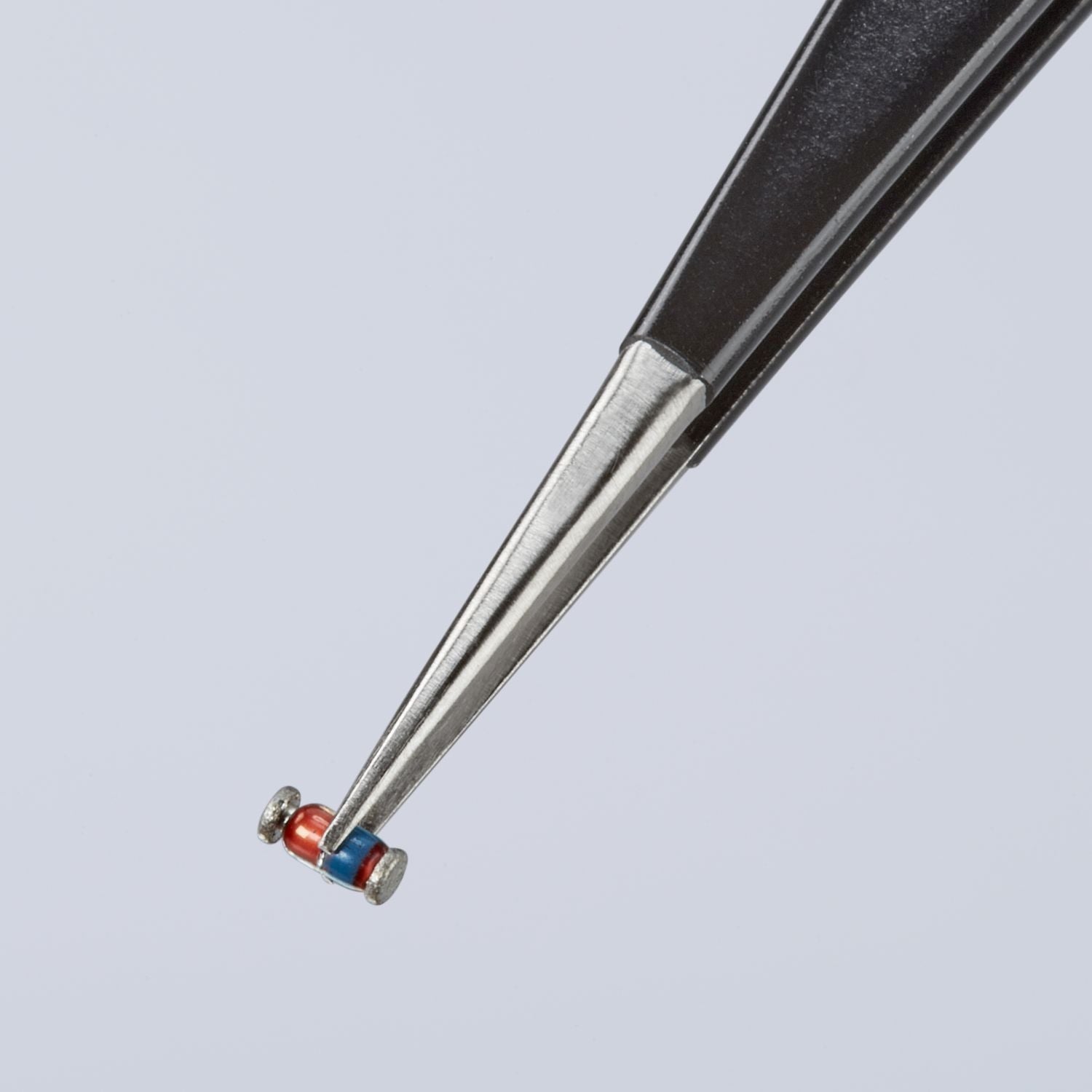 Knipex 92 21 02 ESD Stainless Steel Gripping Tweezers-Pointed Tips-ESD