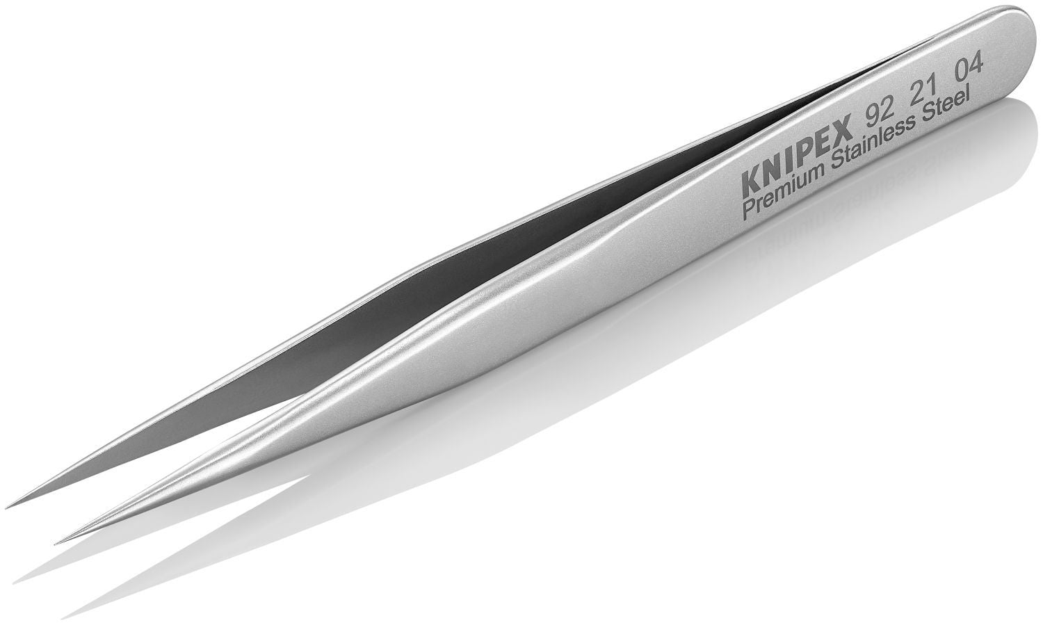 Knipex 92 21 04 Premium Stainless Steel Gripping Tweezers-Needle-Point Tips