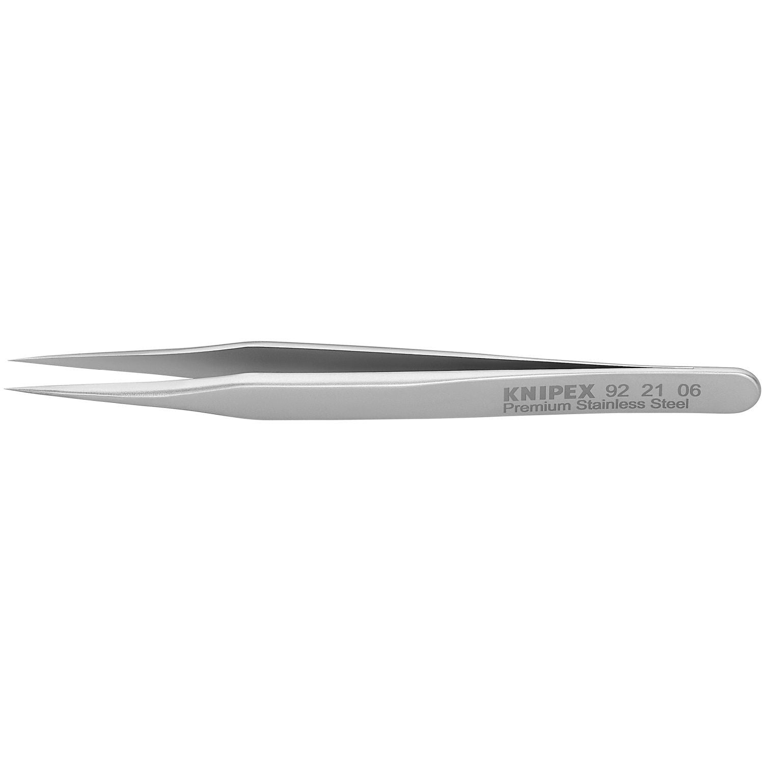 Knipex 92 21 06 Premium Stainless Steel Gripping Tweezers Needle-Point Tips