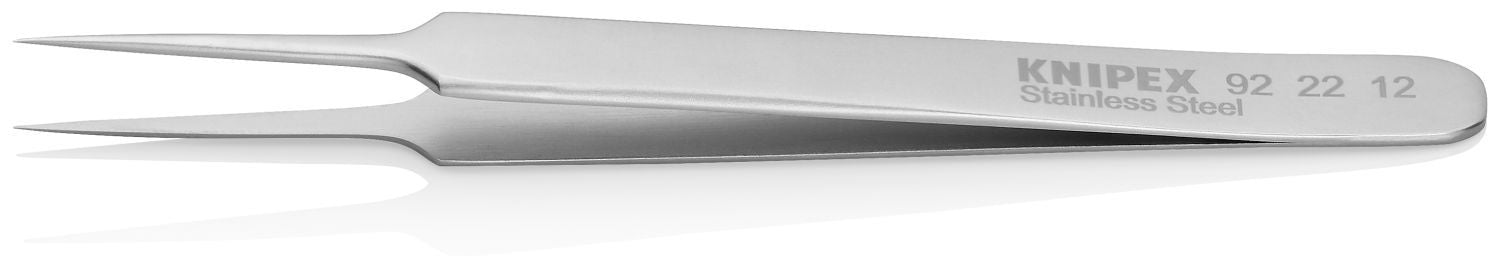 Knipex 92 22 12 Stainless Steel Gripping Tweezers-Needle Point Tips