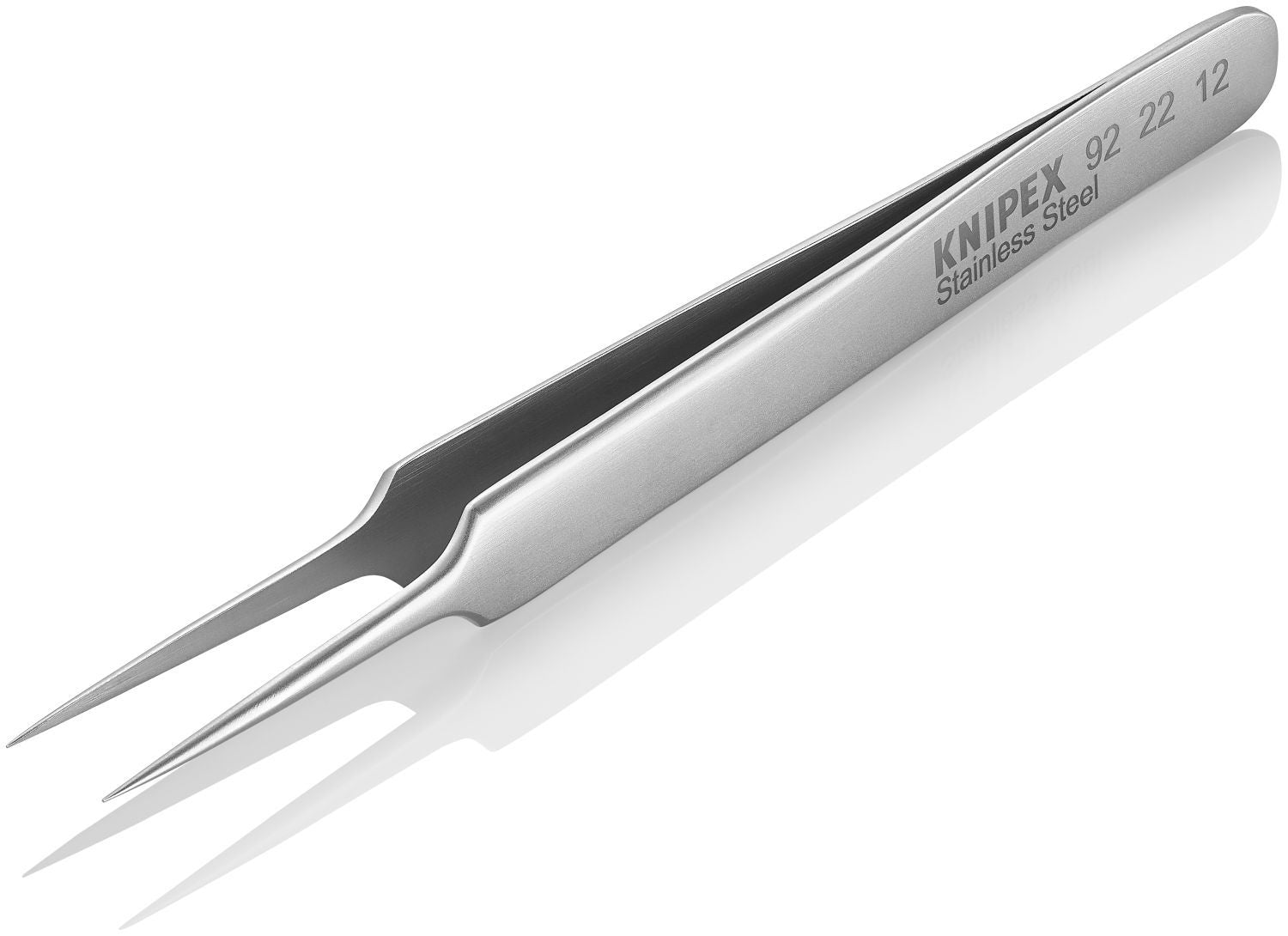 Knipex 92 22 12 Stainless Steel Gripping Tweezers-Needle Point Tips