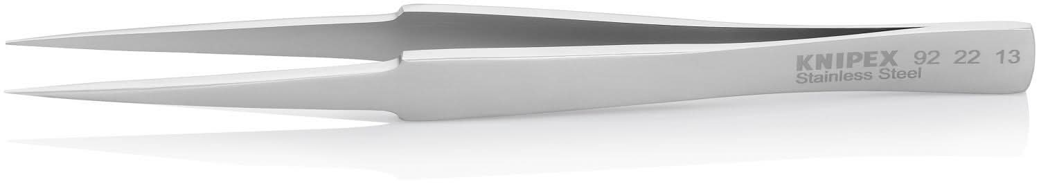 Knipex 92 22 13 Stainless Steel Gripping Tweezers-Pointed Tips