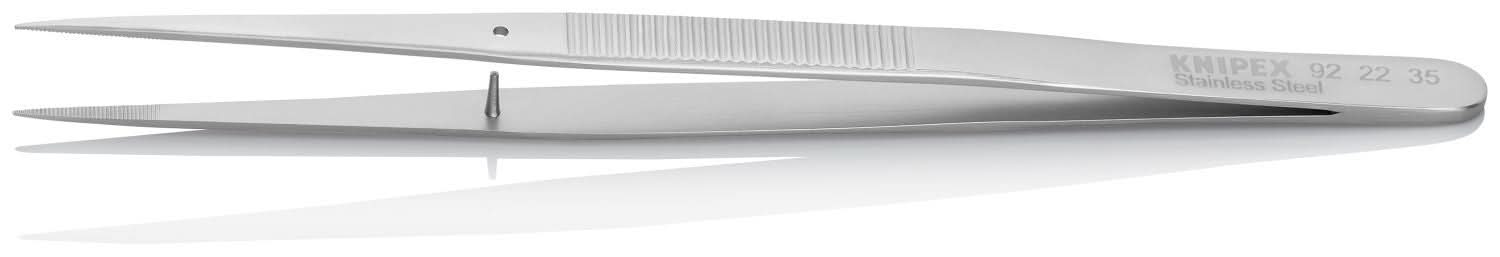 Knipex 92 22 35 Stainless Steel Gripping Tweezers-Pointed Tips