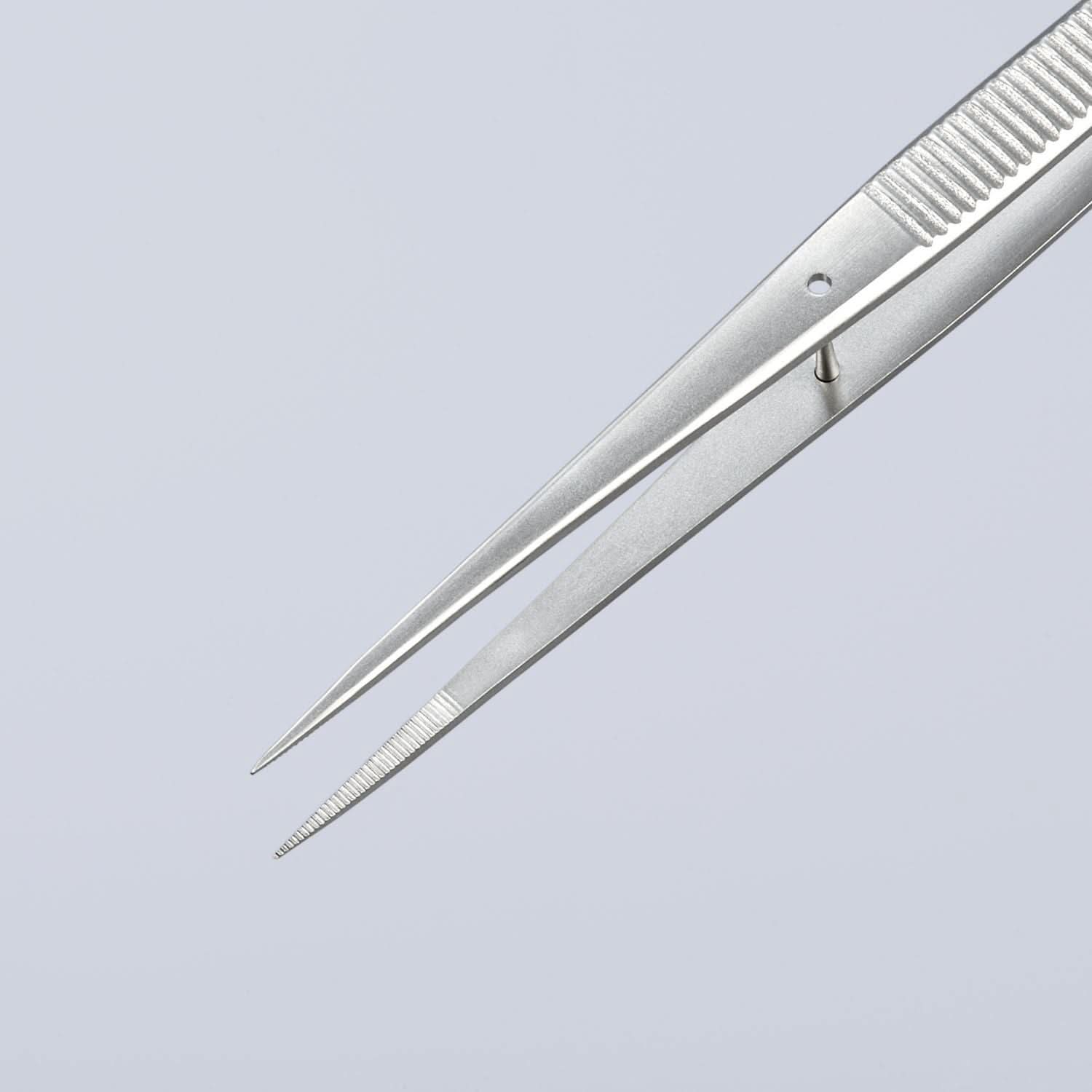Knipex 92 22 35 Stainless Steel Gripping Tweezers-Pointed Tips