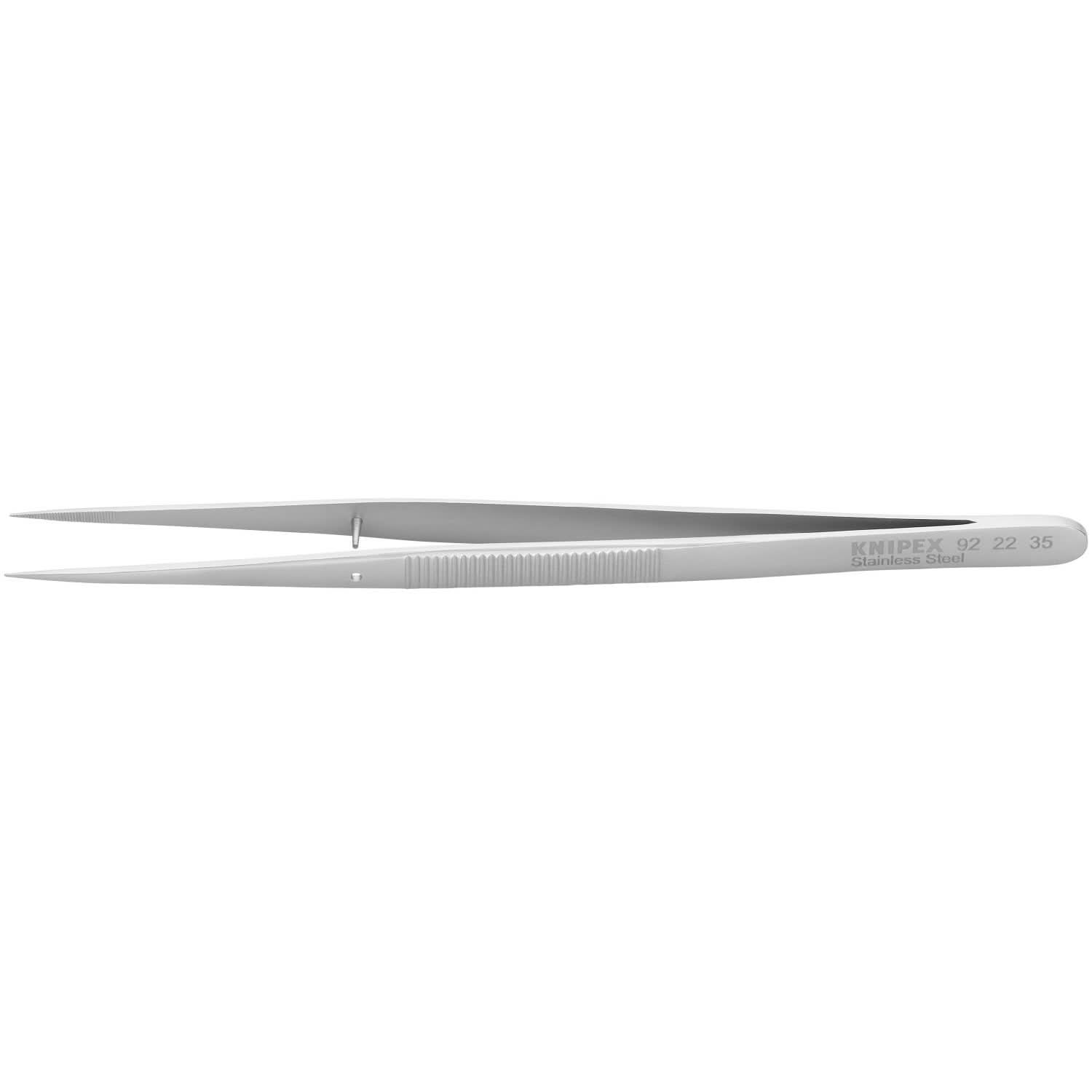 Knipex 92 22 35 Stainless Steel Gripping Tweezers-Pointed Tips