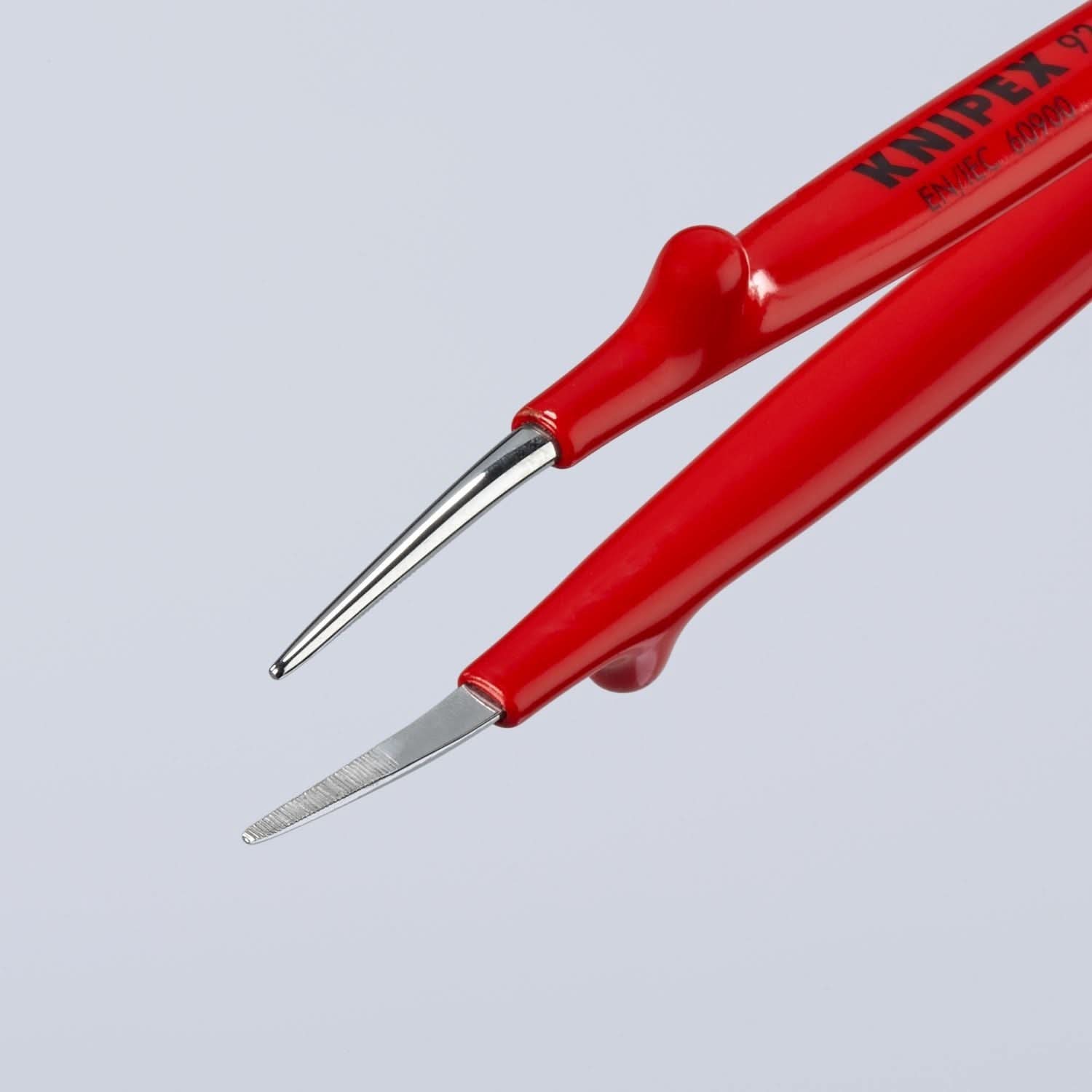 Knipex 92 27 62 Stainless Steel Gripping Tweezers-Pointed Tips