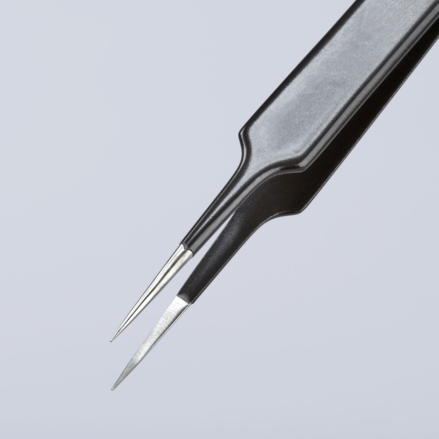Knipex 92 28 71 ESD Stainless Steel Gripping Tweezers-Needle-Point Tips-ESD