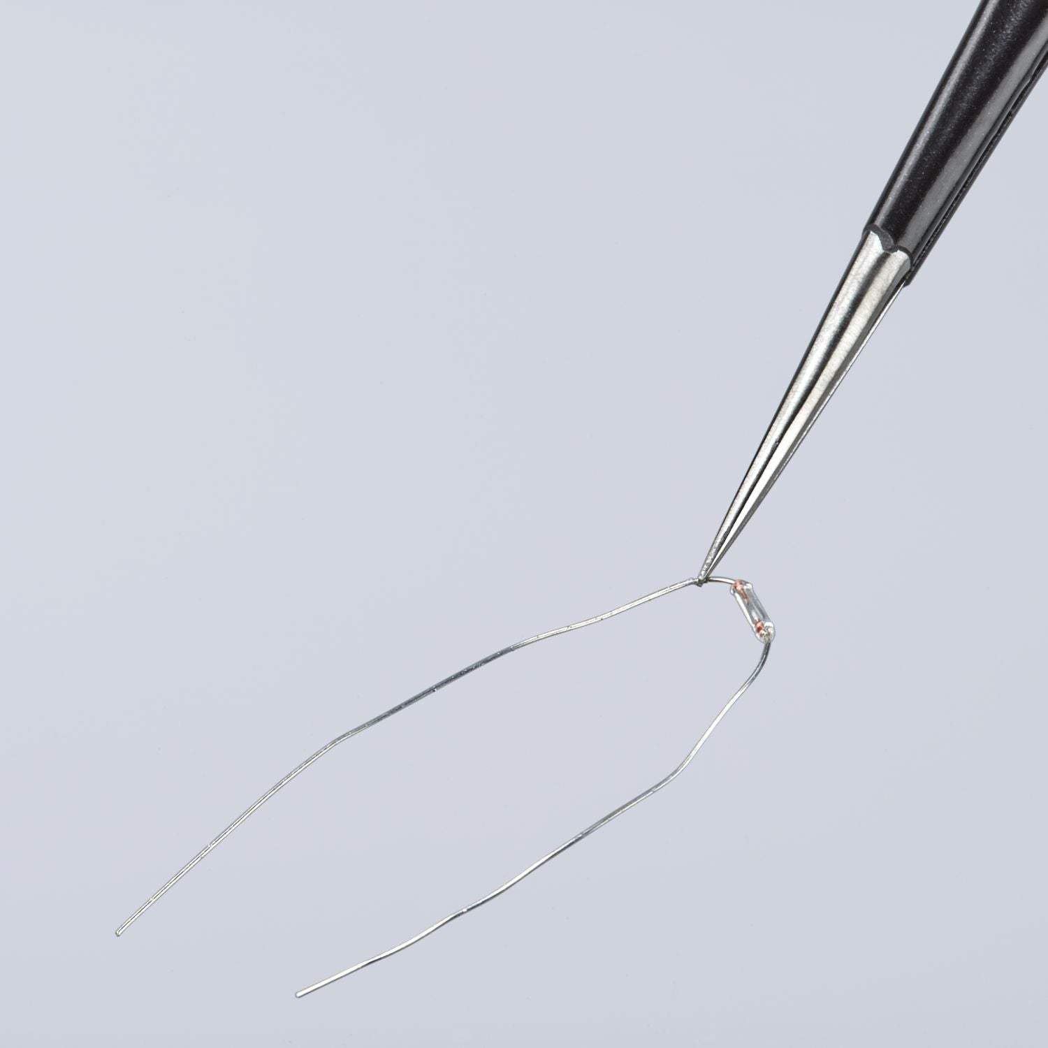 Knipex 92 28 71 ESD Stainless Steel Gripping Tweezers-Needle-Point Tips-ESD