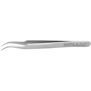 Knipex 92 31 01 Premium Stainless Steel Gripping Tweezers-45&deg;Angled-Needle-Point Tips