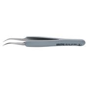 Knipex 92 31 10 ESD Premium Stainless Steel Precision Tweezers-45&deg;Angled-Needle-Point Tips-ESD