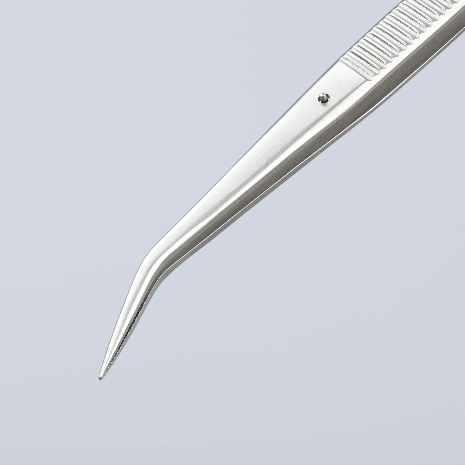 Knipex 92 34 36 Stainless Steel Gripping Tweezers-25 &deg;Angled-Pointed Tips