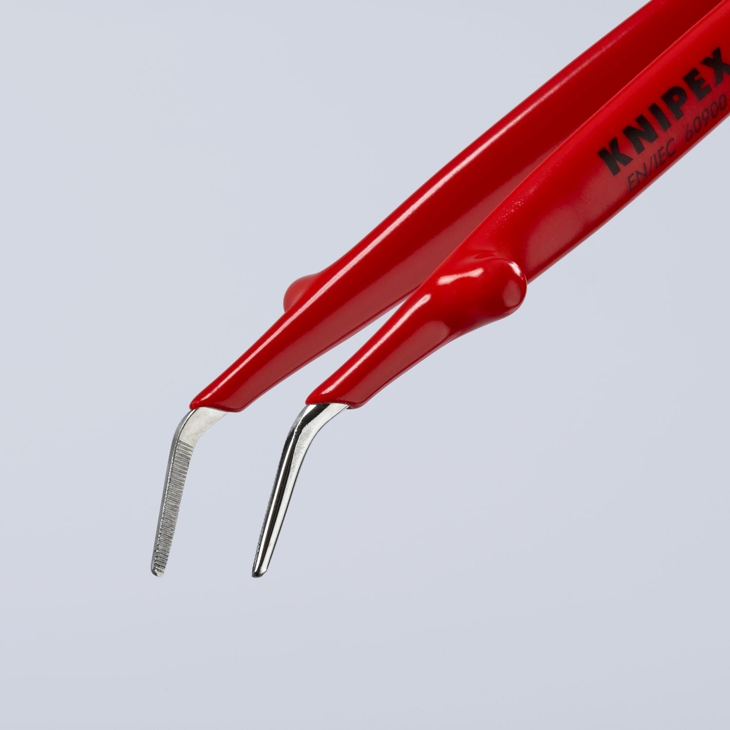 Knipex 92 37 64 Stainless Steel GrippingTweezers-30&deg;Angled-1000V Insulated