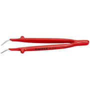 Knipex 92 37 64 Stainless Steel GrippingTweezers-30&deg;Angled-1000V Insulated
