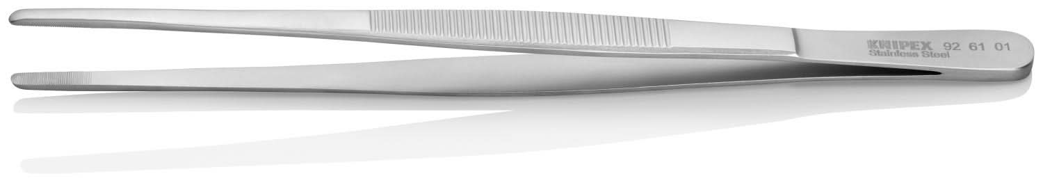 Knipex 92 61 01 Stainless Steel Gripping Tweezers-Blunt Tips