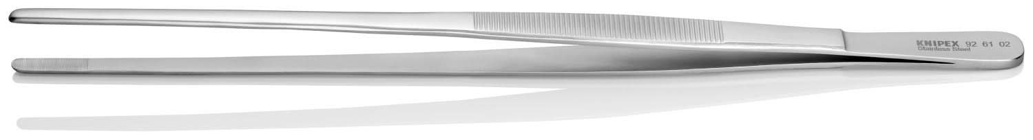 Knipex 92 61 02 Stainless Steel Gripping Tweezers-Blunt Tips