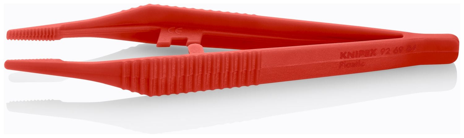 Knipex 92 69 84 Plastic Gripping Tweezers-Blunt Tips-ESD