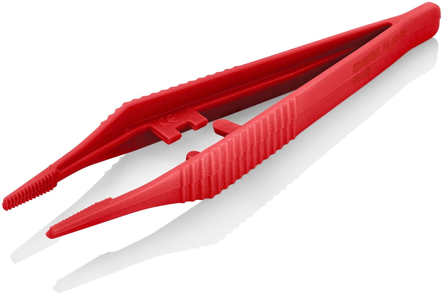 Knipex 92 69 84 Plastic Gripping Tweezers-Blunt Tips-ESD