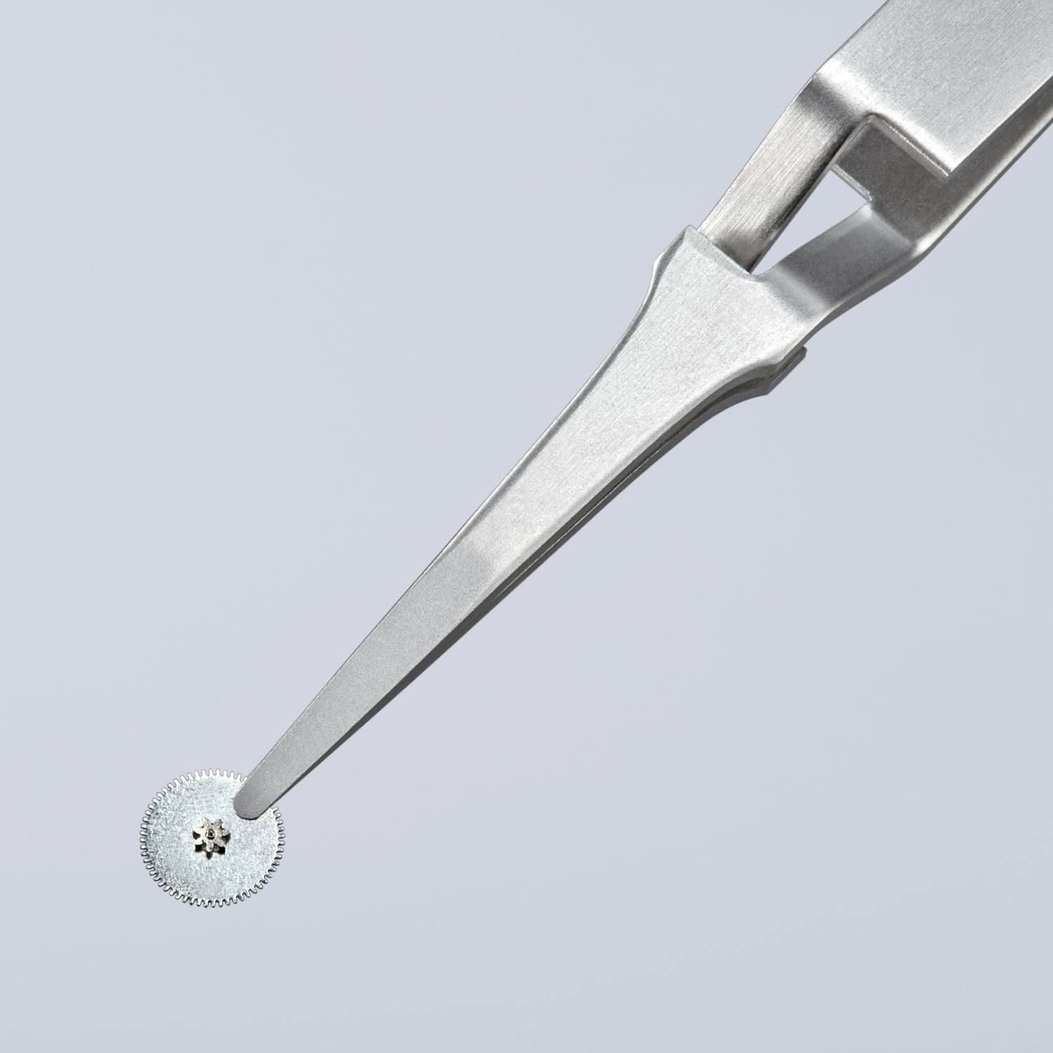 Knipex 92 91 01 Premium Stainless Steel Gripping Tweezers-Replaceable Tips