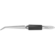 Knipex 92 95 90 Stainless Steel Gripping Cross-Over Tweezers-40&deg;Angled-Blunt Tips