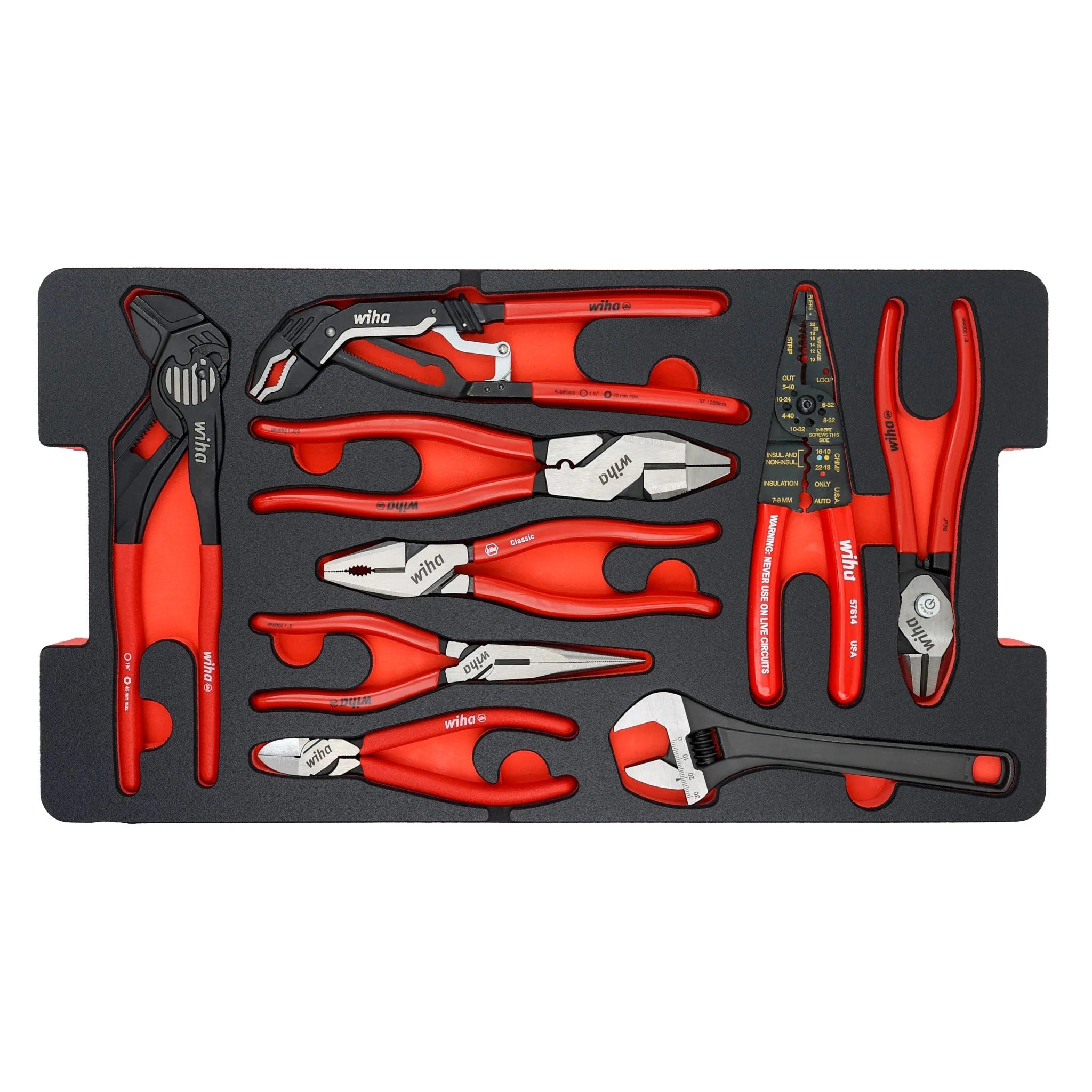 Wiha 92100 194-Piece Premium Tool Kit w/ Rolling Tool Box