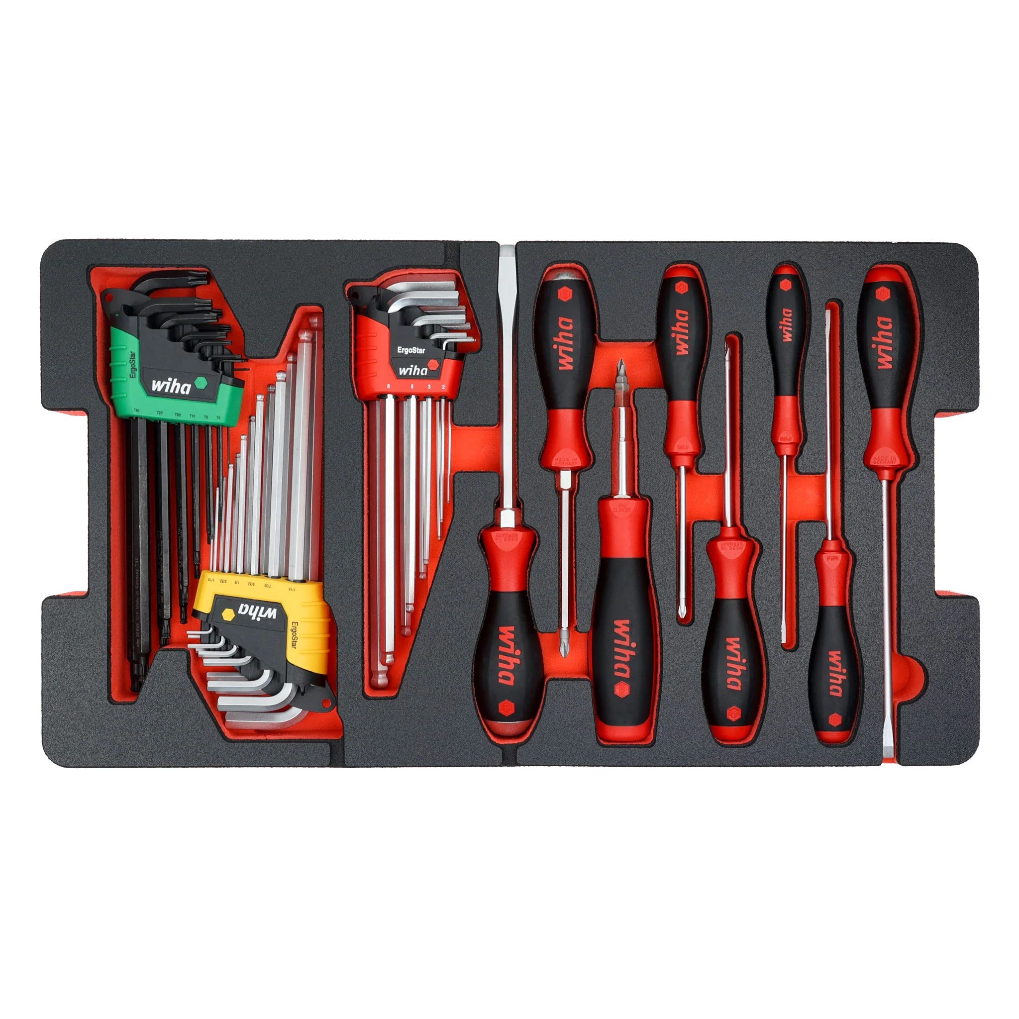 Wiha 92100 194-Piece Premium Tool Kit w/ Rolling Tool Box