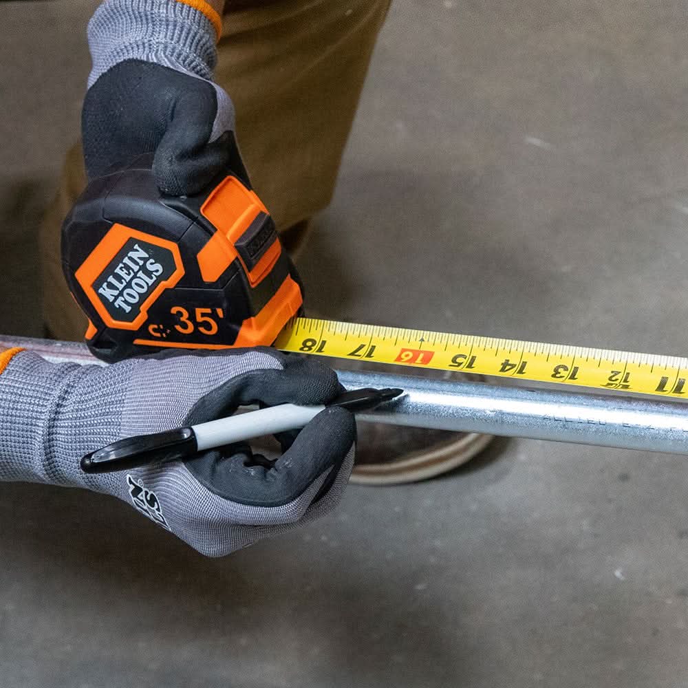 Klein Tools 9235 Magnetic Double Hook Tape Measure, 35 ft.