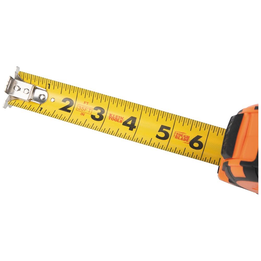 Klein Tools 9235 Magnetic Double Hook Tape Measure, 35 ft.