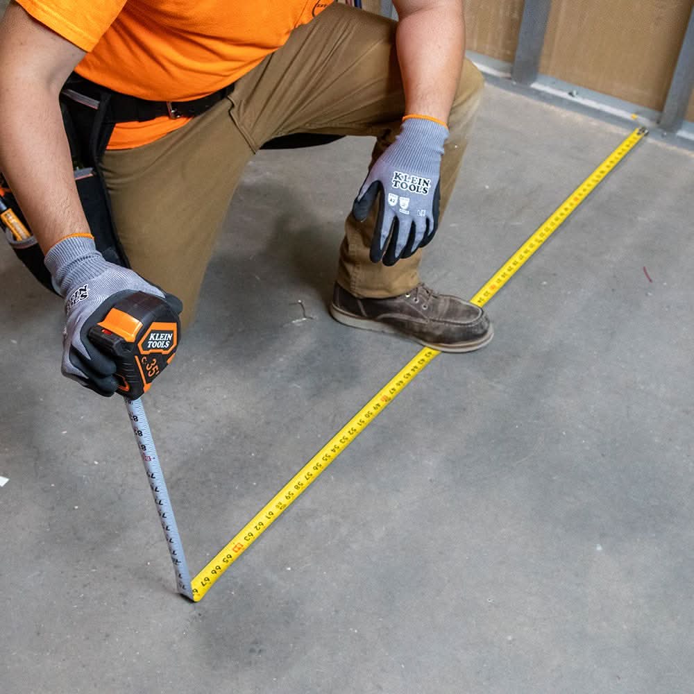 Klein Tools 9235 Magnetic Double Hook Tape Measure, 35 ft.