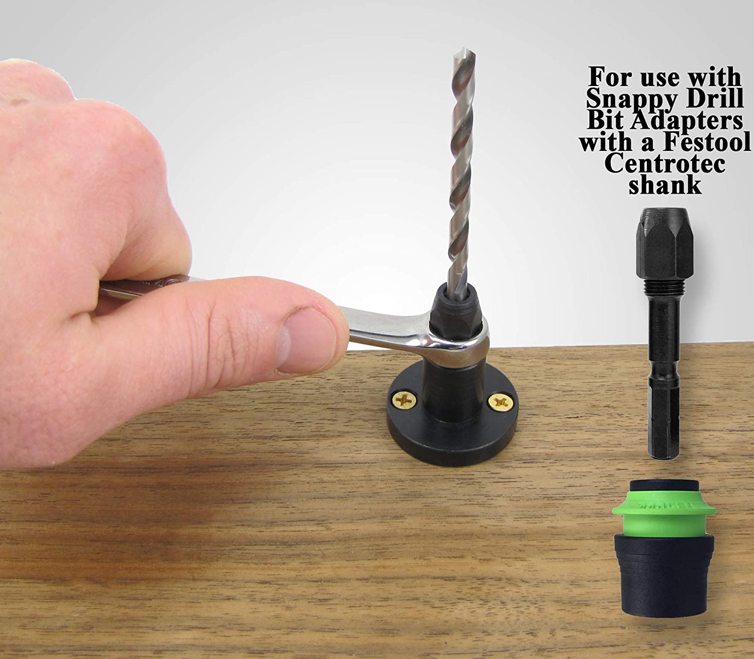 Snappy Tools 92881 Bench Mount Shank Wrench for Festool Centrotec Bit Adapters