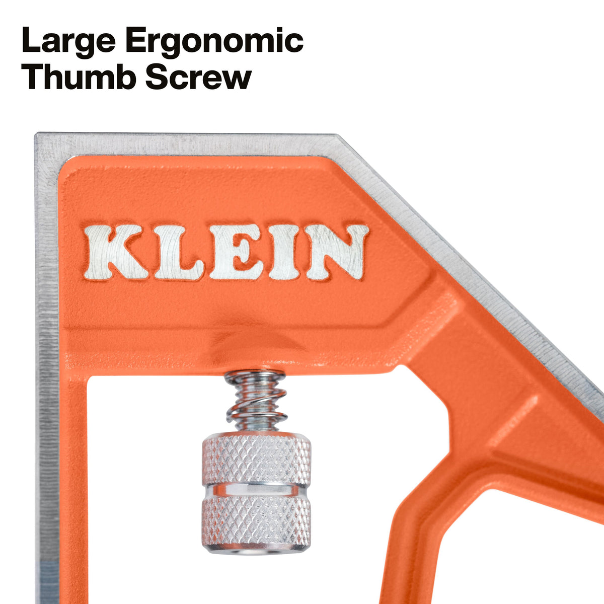 Klein Tools 93512CS combination square oversized thumb screw for quick locking