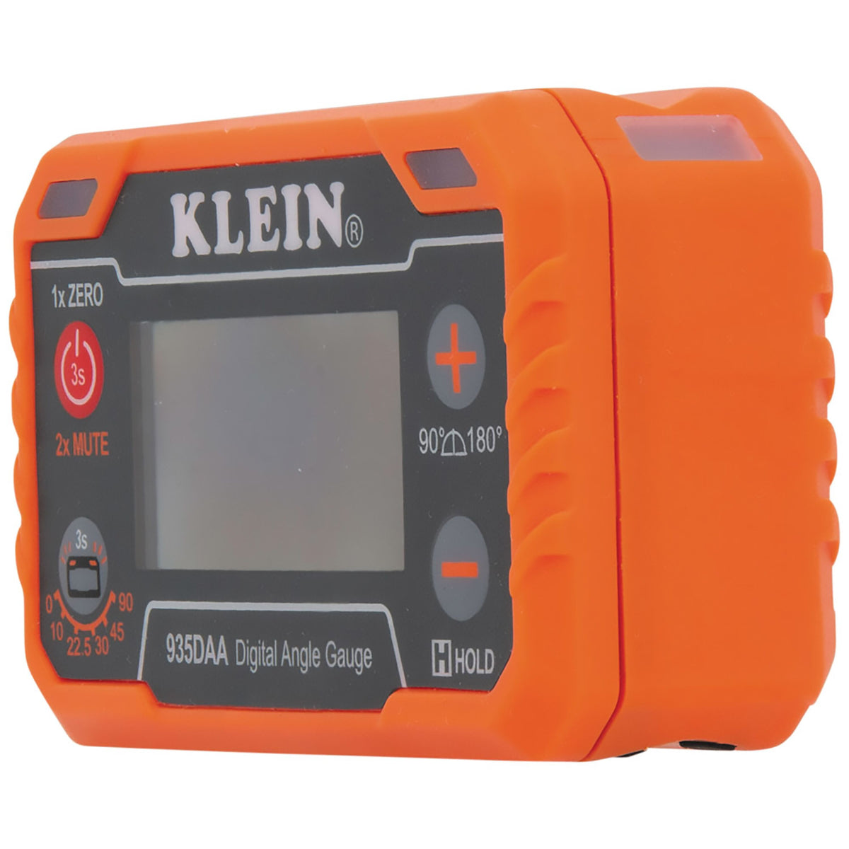 Klein digital angle gauge with display, angled view