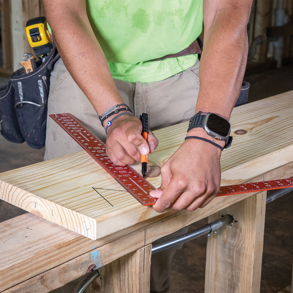Klein framing square checking a corner