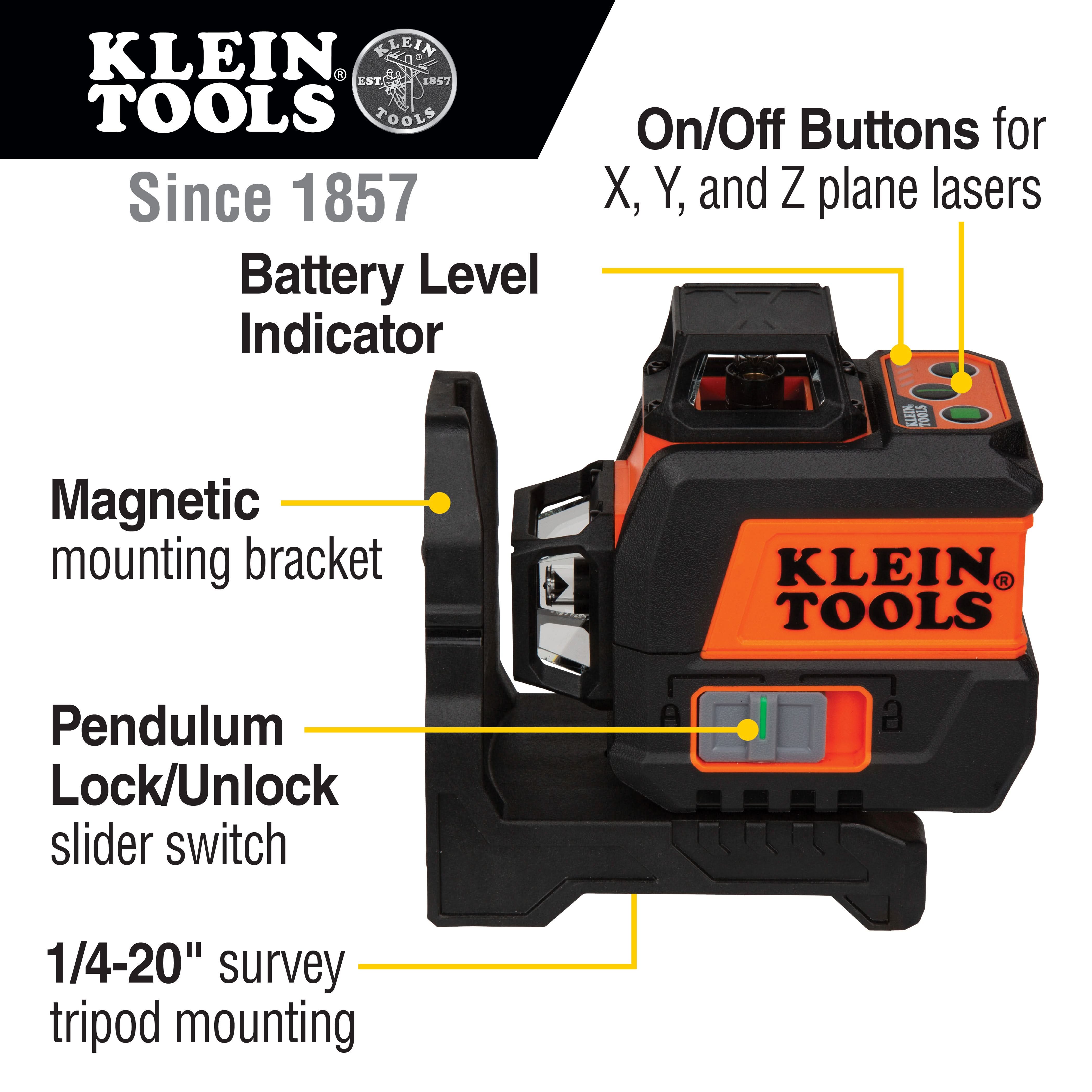 Klein Tools 93CPLG Compact Green Planar Laser Level – Tool Nut