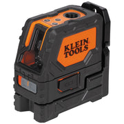 Klein Tools 93LCLGR Rechargeable Self-Leveling Green Cross-Line Laser Level with Red Plumb