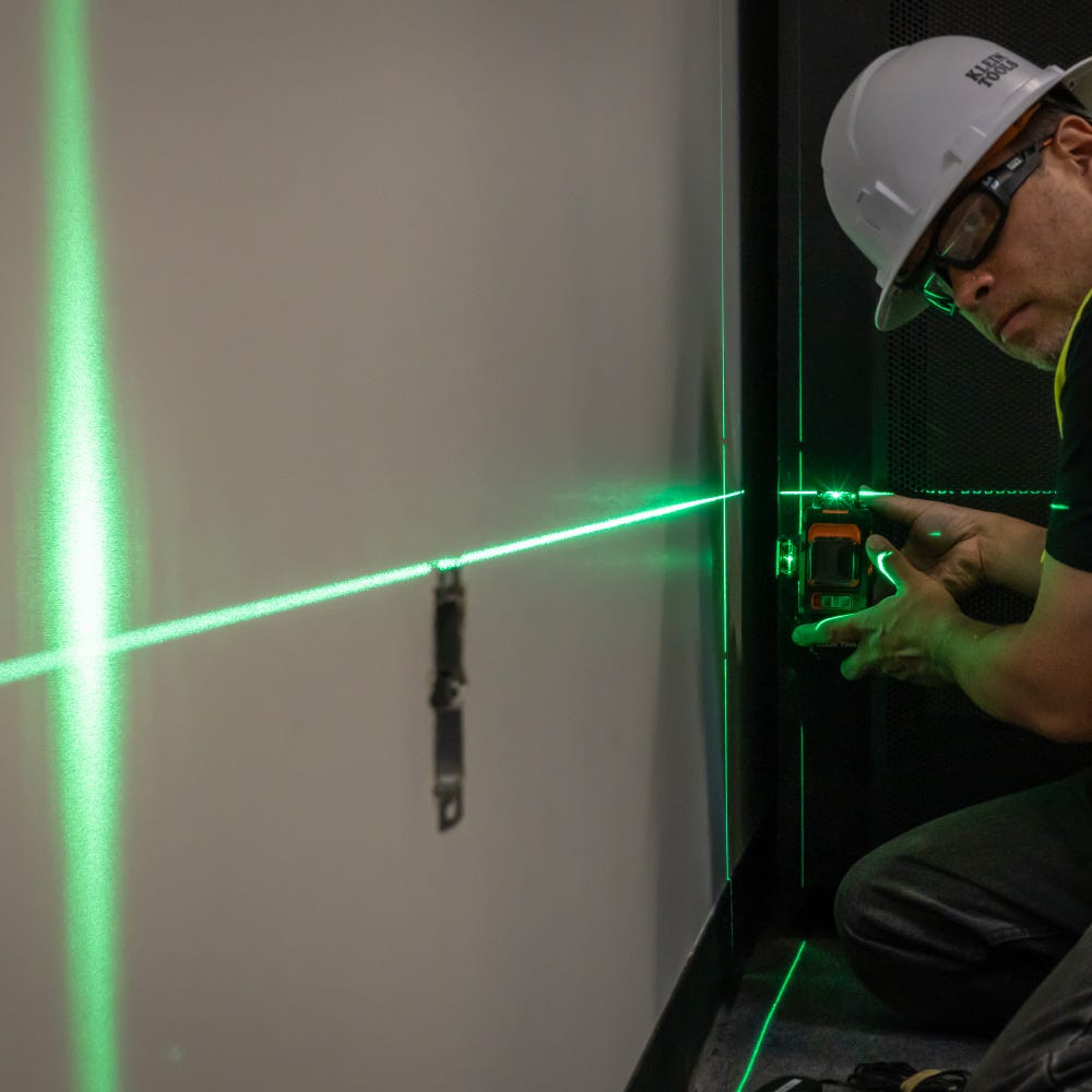 Klein Tools 93PLL Rechargeable Self-Leveling Green Planar Laser Level