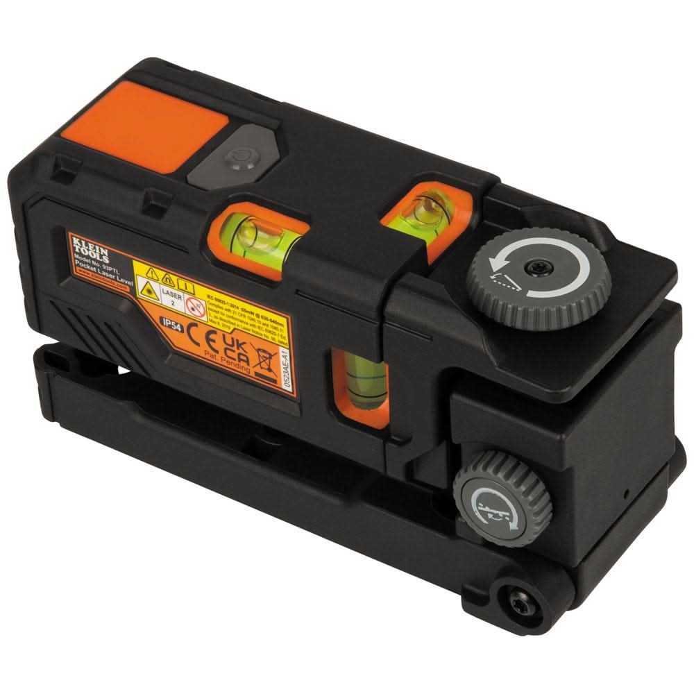 Klein Tools 93PTL Red Pocket Laser Level – Tool Nut