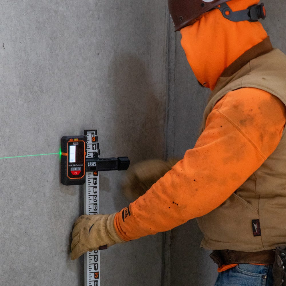Klein 93RLS Green Rotary Laser Level, Self-Leveling with Plumb Spot and Tripod