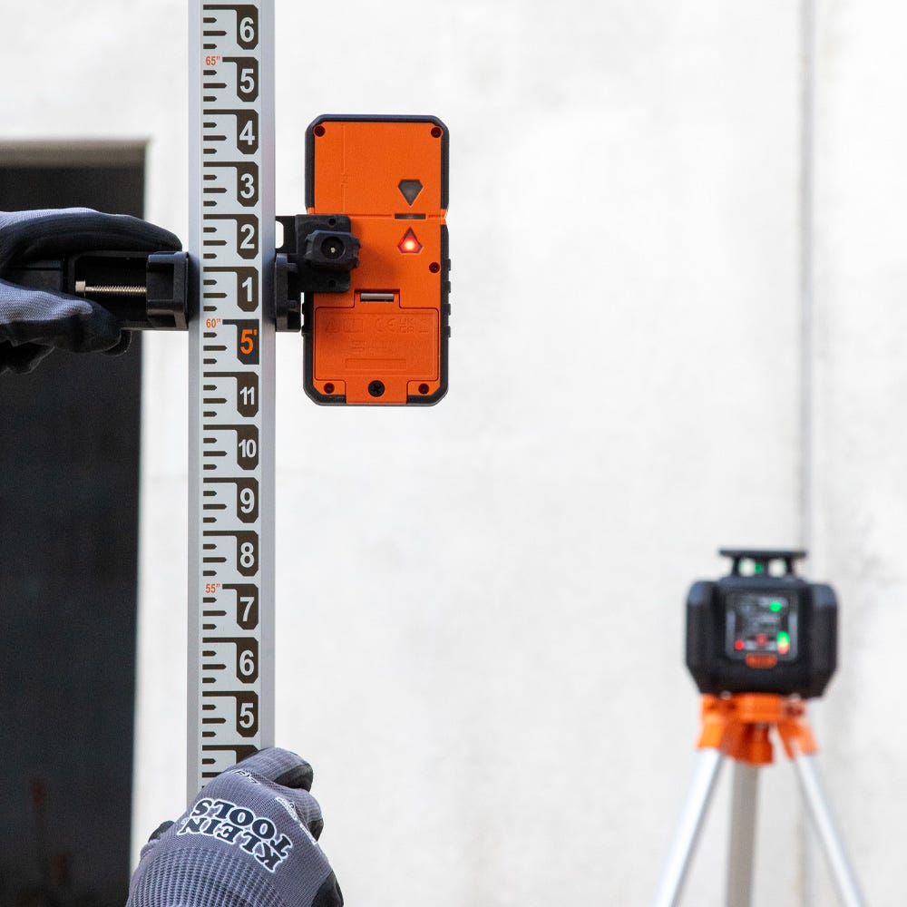 Klein 93RLS Green Rotary Laser Level, Self-Leveling with Plumb Spot and Tripod