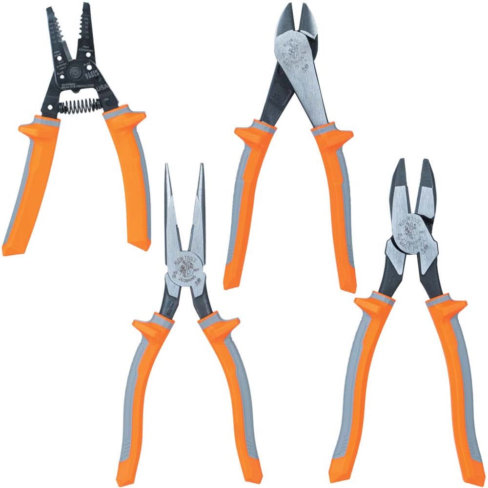 Klein Tools 1000V Insulated Tool Set, 4 Pieces (9417R)
