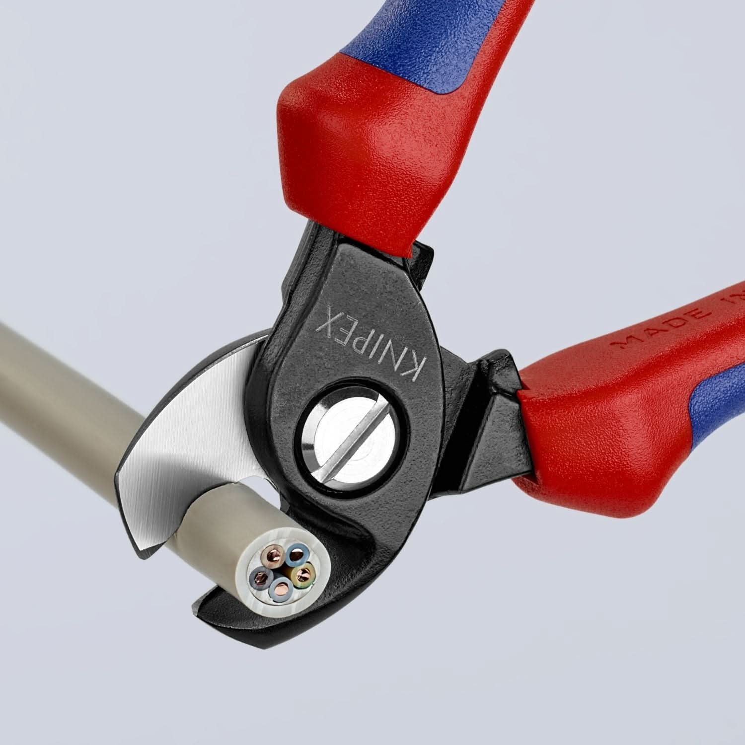 Knipex 95 12 165 T BKA Cable Shears-Tethered Attachment