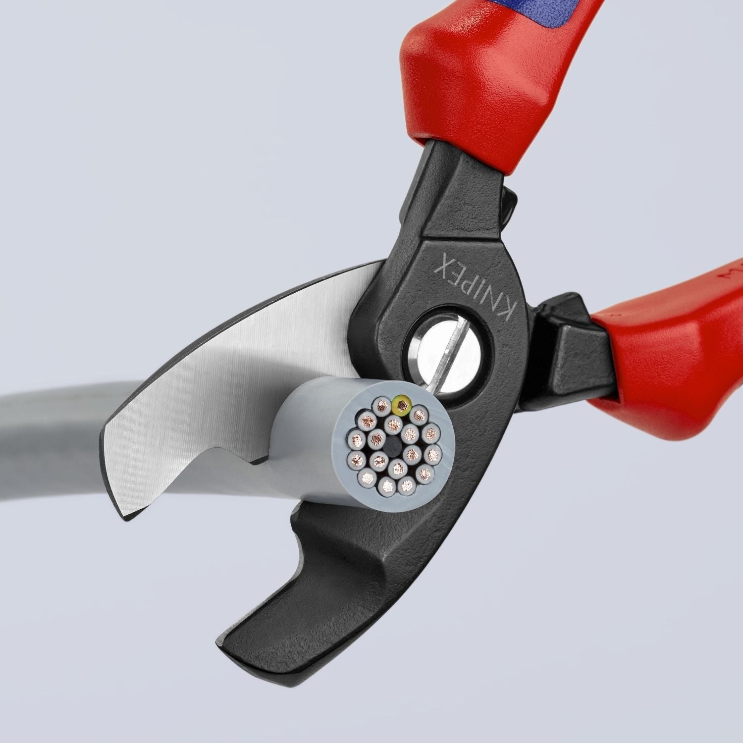 Knipex 95 12 200 Cable Shears-Twin Cutting Edges