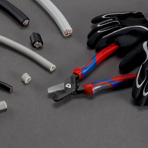 Knipex 95 12 225 9" StepCut XL Cable Shears