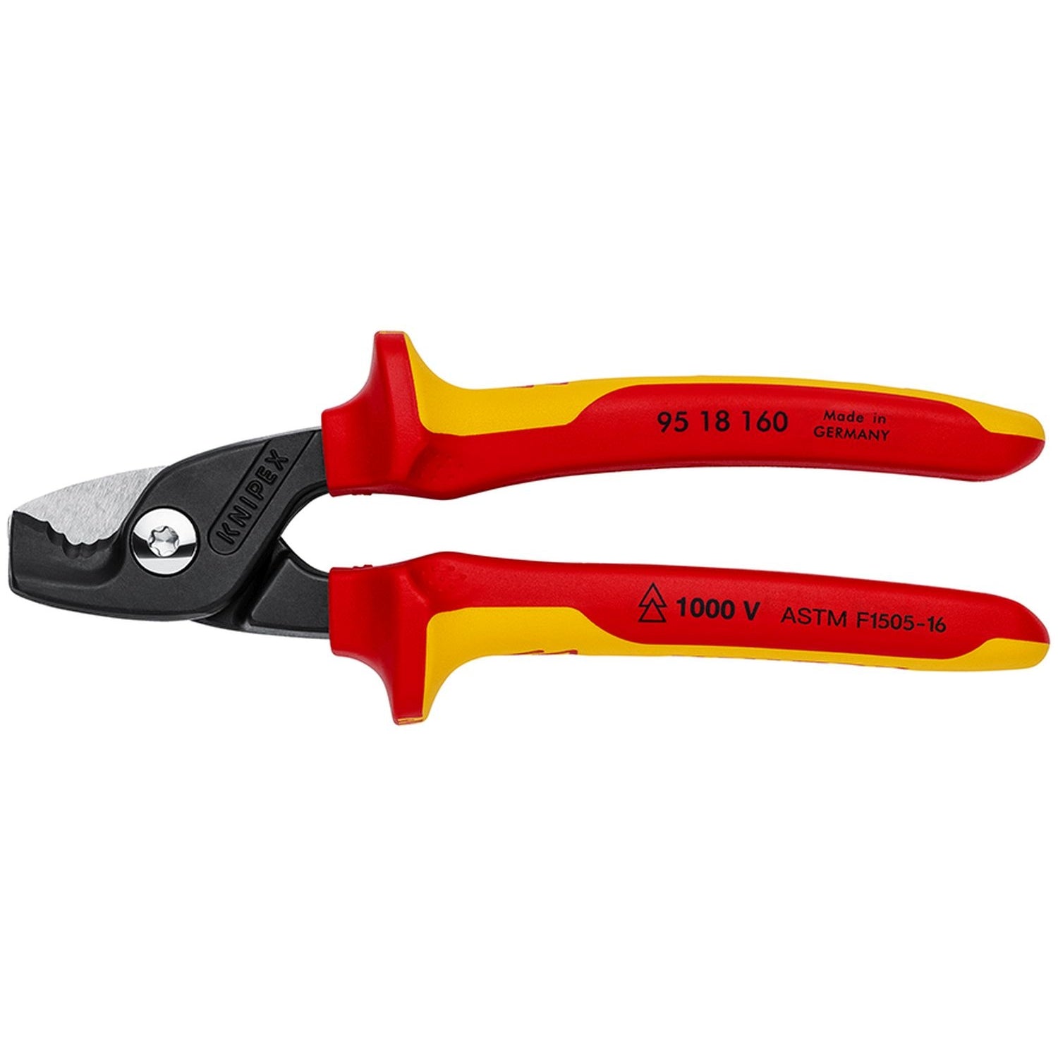 Knipex 95 18 160 US StepCut Cable Shears-1000V Insulated