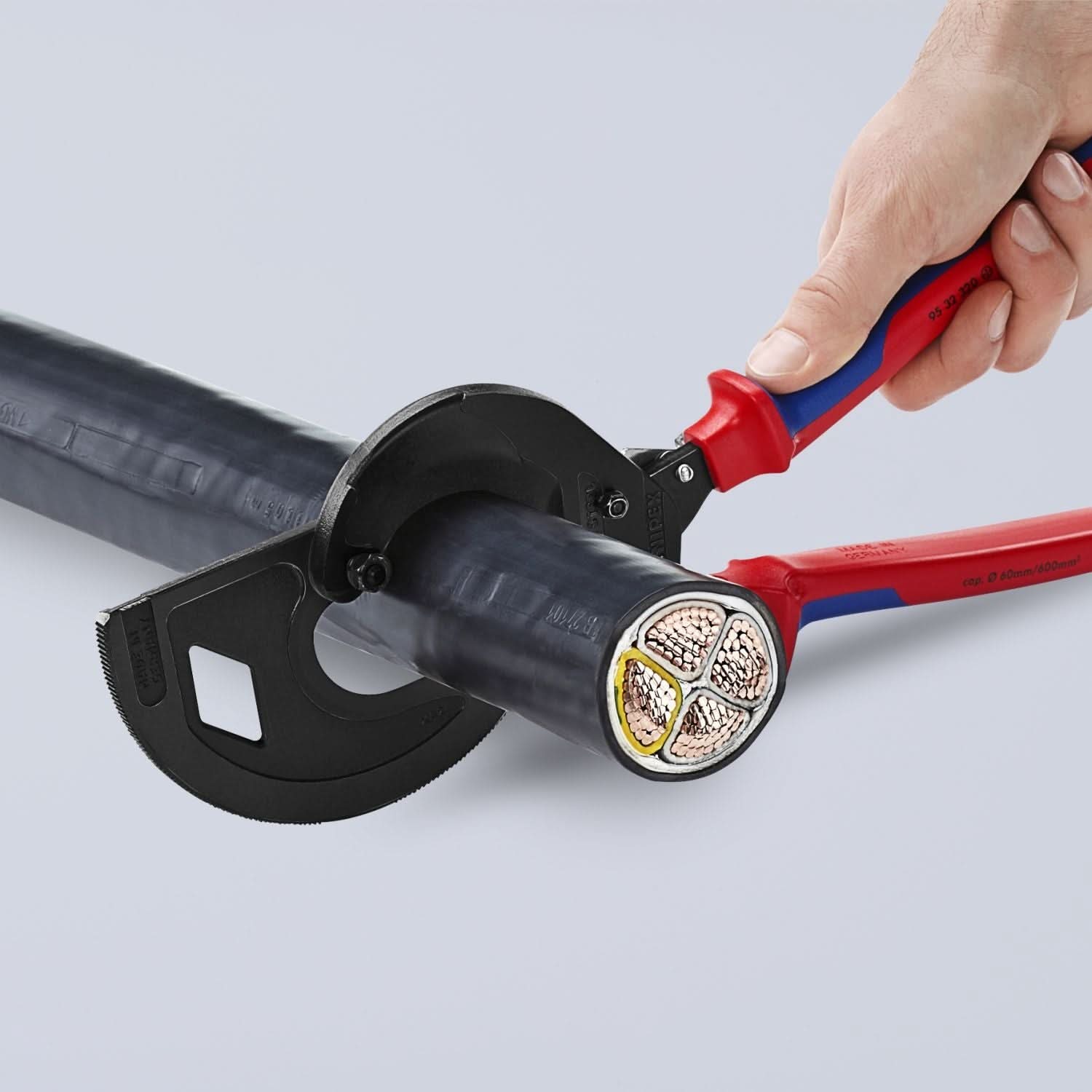 Knipex 95 32 320 3 Stage Drive Ratcheting Cable Cutter